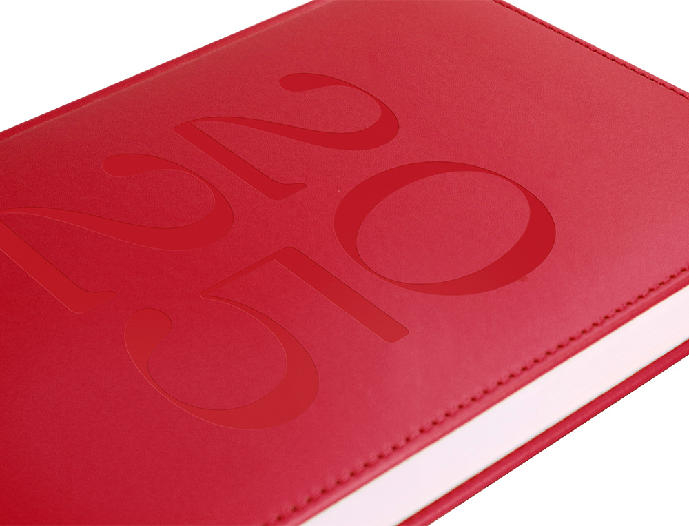 AGENDA ENCUADERNADA LIDERPAPEL CRETA 80X150 MM 2025 SEMANA VISTA COLOR ROSA BUGANVILLA PAPEL 70 GR